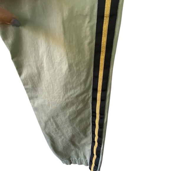 Zadig & Voltaire Pamela Cotton Olive Cargo Pants with Black Button Trouser SZ 30 - Picture 10 of 12